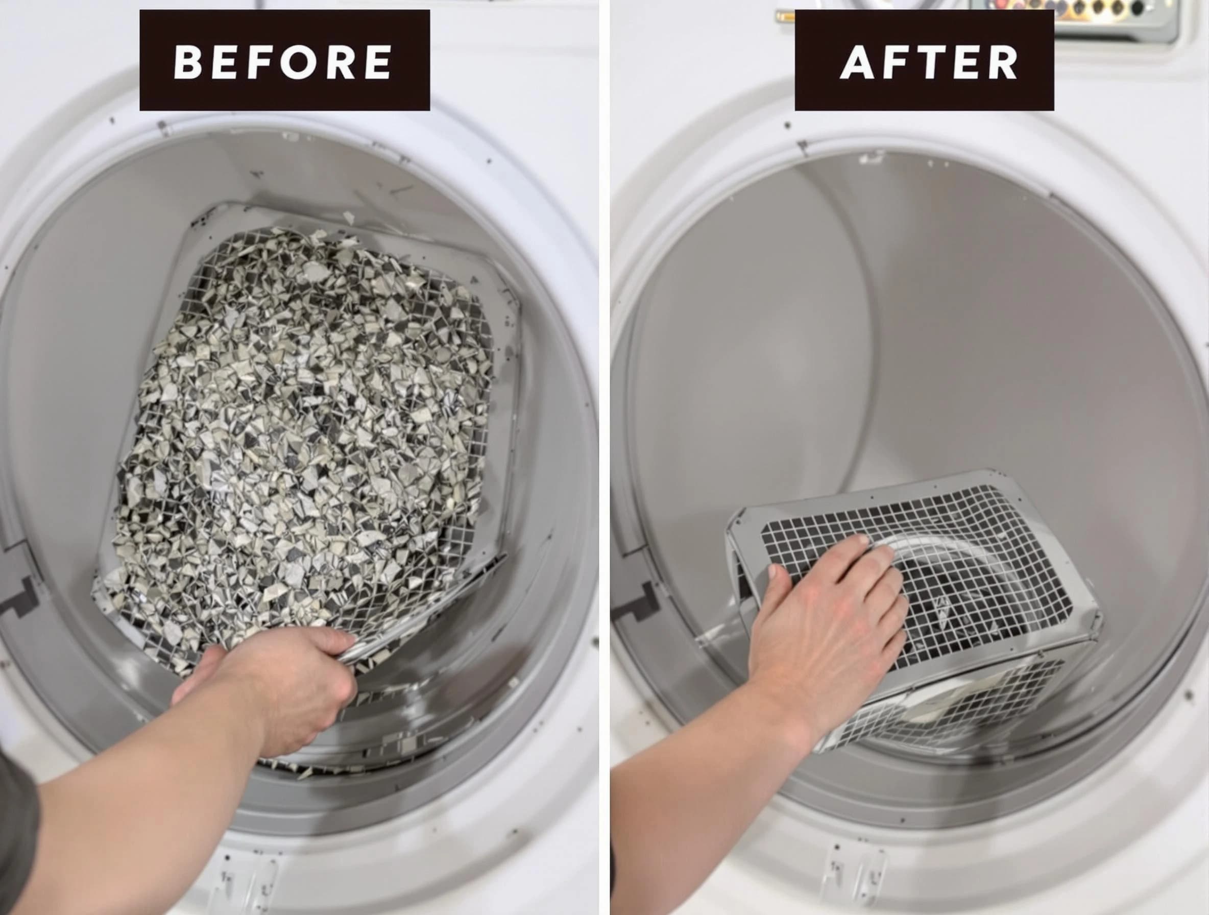 Professional lint trap cleaning by Fairburn Dryer Vent Cleaning in Fairburn
