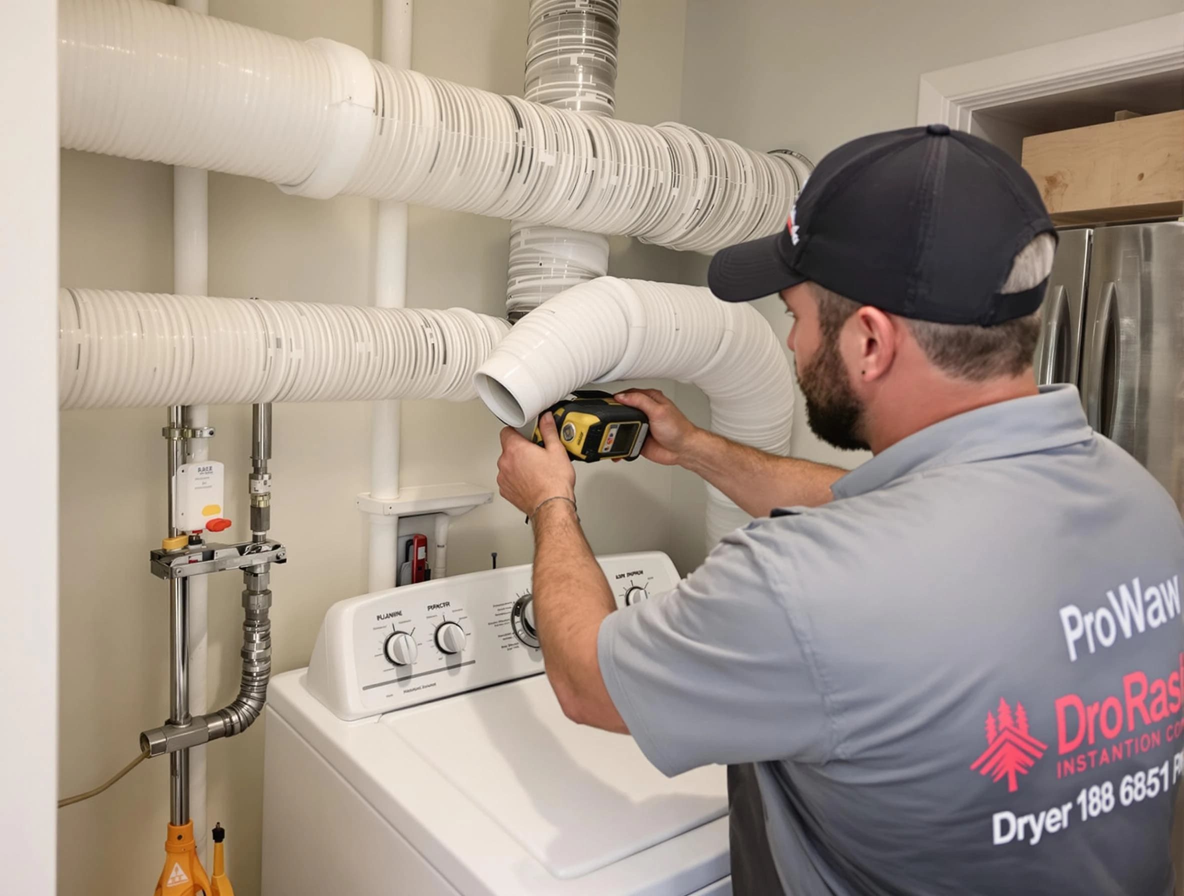Professional dryer vent hose installation by Fairburn Dryer Vent Cleaning in Fairburn