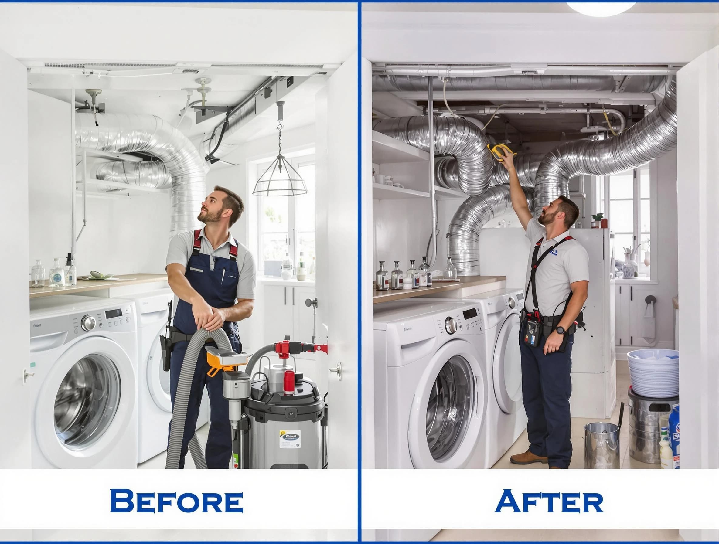 Expert gas dryer vent cleaning by Fairburn Dryer Vent Cleaning in Fairburn
