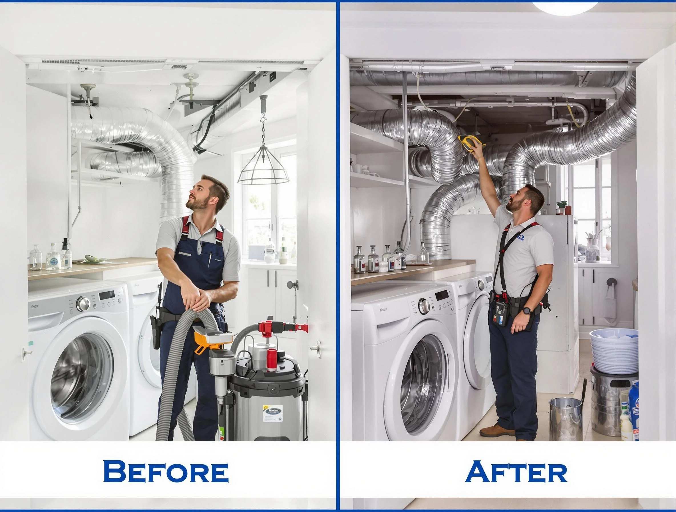 Expert gas dryer vent cleaning by Fairburn Dryer Vent Cleaning in Fairburn