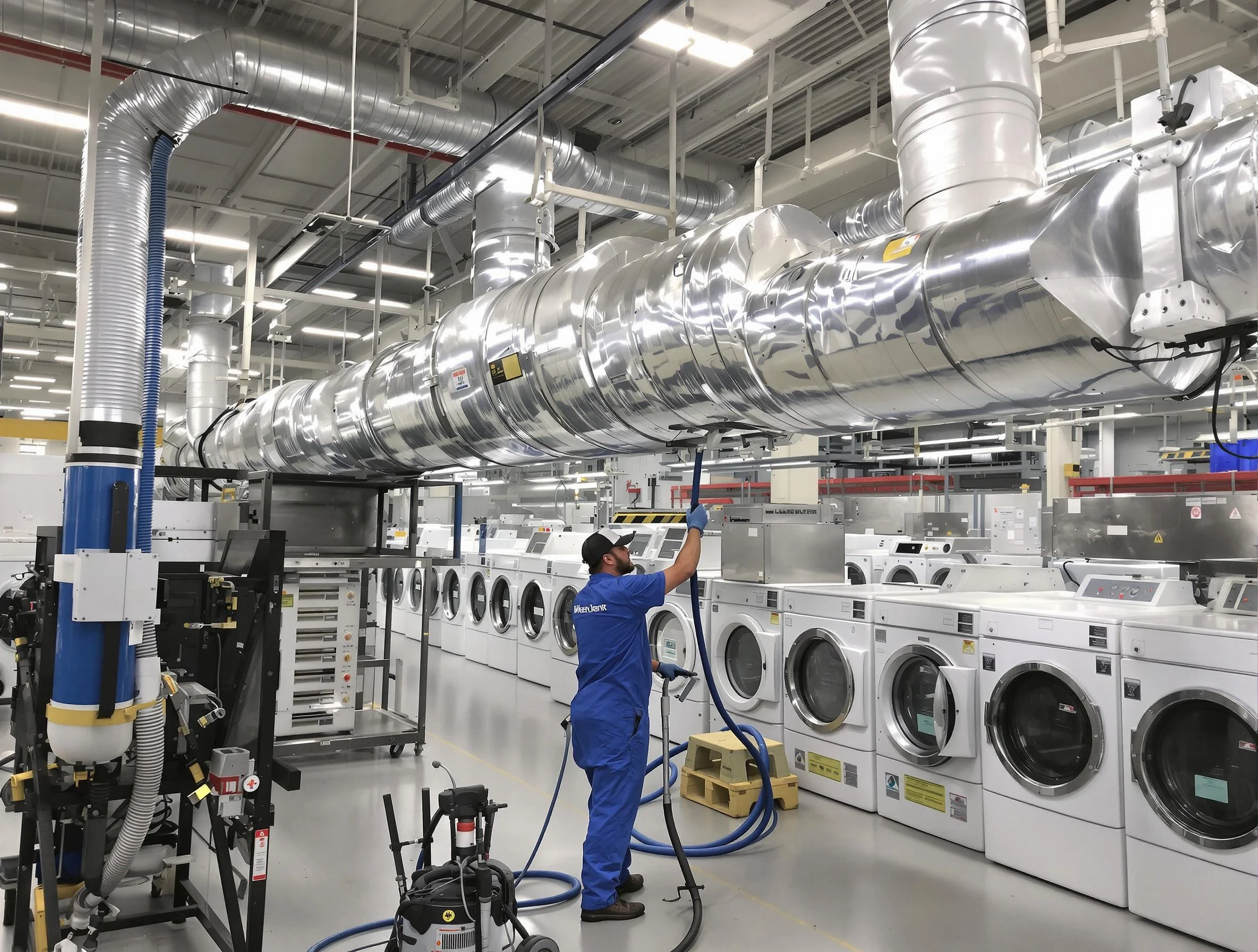 Fairburn Dryer Vent Cleaning team performing heavy-duty industrial dryer vent cleaning in Fairburn